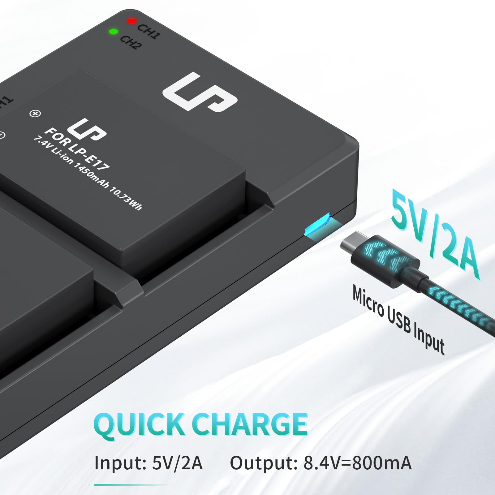 Amazon.com : LP LP-E17 Battery Charger Pack, Compatible with Canon